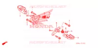 REPOSE PIED pour Honda CRF 230 F de 2009