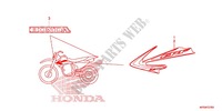 AUTOCOLLANTS ('12 '14) pour Honda CRF 230 F de 2012