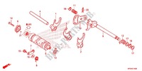 BARILLET DE SELECTION pour Honda CRF 230 F de 2012