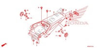 GARDE BOUE ARRIERE ('12 '14) pour Honda CRF 230 F de 2012