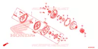 POMPE A HUILE pour Honda CRF 230 F de 2012