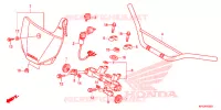 GUIDON   TE DE FOURCHE pour Honda CRF 230 F de 2015