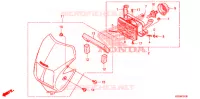 PHARE pour Honda CRF 230 L de 2009