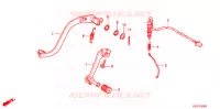 PEDALE pour Honda CRF 230 L de 2009