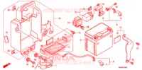 BATTERIE pour Honda CRF 230 M de 2009