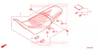SELLE pour Honda CRF 230 M de 2009