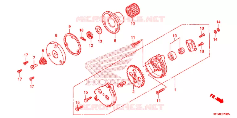 POMPE A HUILE Honda MOTO 230 CRF 2009  CRF230M9