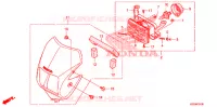 PHARE pour Honda CRF 230 M de 2009