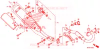 SILENCIEUX D'ECHAPPEMENT pour Honda CRF 230 M de 2009