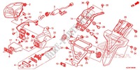 FEU ARRIERE pour Honda CRF 250 L RED de 2013