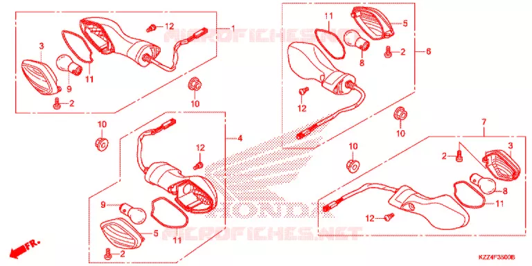 CLIGNOTANT Honda MOTO 250 CRF 2014  CRF250LE