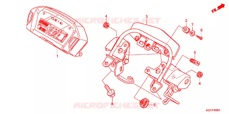 COMPTEUR Honda MOTO 250 CRF 2015  CRF250LF