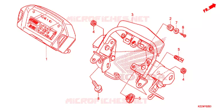 COMPTEUR Honda MOTO 250 CRF 2015  CRF250LF