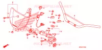 GUIDON   TE DE FOURCHE pour Honda CRF 230 F de 2005