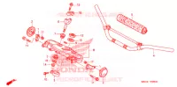 GUIDON   TE DE FOURCHE pour Honda CRF 250 X de 2004