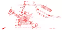 GUIDON   TE DE FOURCHE pour Honda CRF 250 X de 2006