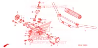 GUIDON   TE DE FOURCHE pour Honda CRF 250 X de 2008