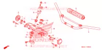 GUIDON   TE DE FOURCHE pour Honda CRF 250 X de 2008