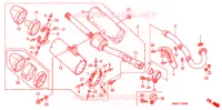 SILENCIEUX D'ECHAPPEMENT  pour Honda CRF 450 R de 2007