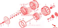 EMBRAYAGE pour Honda CRF 450 R de 2009