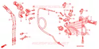 LEVIER DE GUIDON   CABLE   COMMODO pour Honda CRF 450 R de 2009