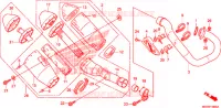 SILENCIEUX D'ECHAPPEMENT pour Honda CRF 450 R de 2009