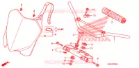 GUIDON   TE DE FOURCHE pour Honda CRF 450 R de 2010
