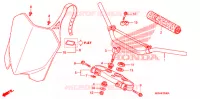GUIDON   TE DE FOURCHE pour Honda CRF 450 R de 2010