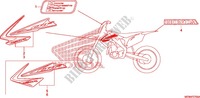 AUTOCOLLANTS pour Honda CRF 450 R de 2011
