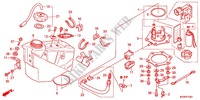 RESERVOIR A CARBURANT (CRF450RB/C) pour Honda CRF 450 R de 2011