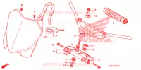 GUIDON   TE DE FOURCHE pour Honda CRF 450 R de 2012
