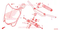 GUIDON   TE DE FOURCHE pour Honda CRF 450 R de 2014