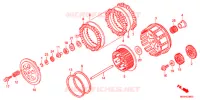 EMBRAYAGE pour Honda CRF 450 R de 2014