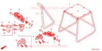 REPOSE PIED   BEQUILLE pour Honda CRF 450 R de 2015