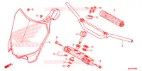 GUIDON   TE DE FOURCHE pour Honda CRF 450 R de 2016