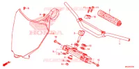 GUIDON   TE DE FOURCHE pour Honda CRF 450 RX ENDURO de 2017