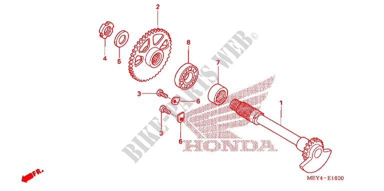 BALANCIER pour Honda CRF 450 X de 2006