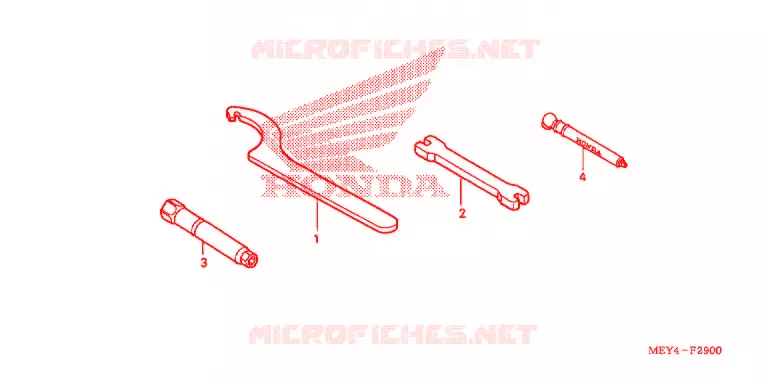 OUTIL Honda MOTO 450 CRF 2006  CRF450X6