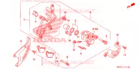 ETRIER DE FREIN ARRIERE pour Honda CRF 450 X de 2008
