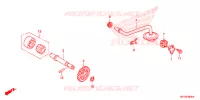 POMPE A HUILE pour Honda CRF 450 X de 2013