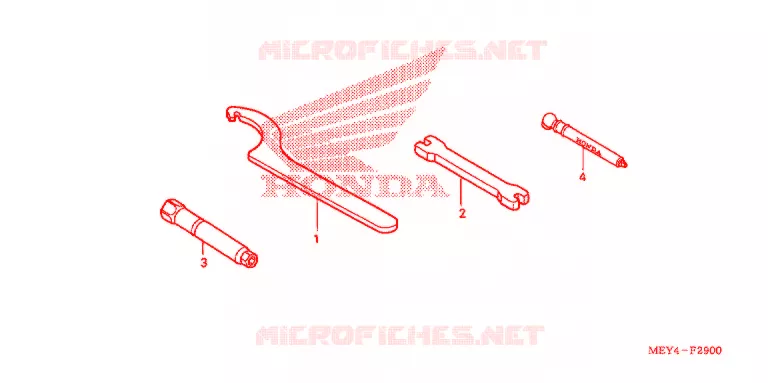 OUTIL Honda MOTO 450 CRF 2013  CRF450XD