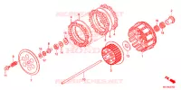 EMBRAYAGE pour Honda CRF 450 X de 2015