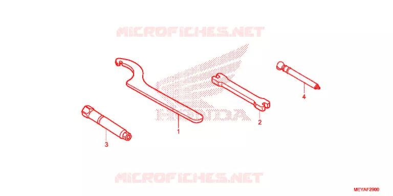 OUTIL Honda MOTO 450 CRF 2015  CRF450XF