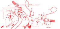 COMMODO   LEVIER   CABLE pour Honda CT 110 TRAIL de 1999