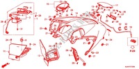 CAPOT DE RESERVOIR pour Honda CTX 1300 ABS de 2014