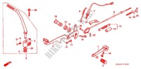 PEDALE pour Honda CTX 200 BUSHLANDER de 2012