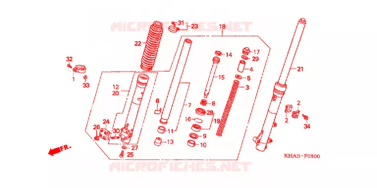 FOURCHE Honda MOTO 200 CTX 2012  CTX2003
