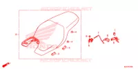 SELLE pour Honda CTX 700 ABS de 2014