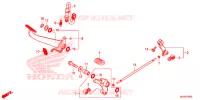 PEDALE pour Honda CTX 700 ABS de 2016