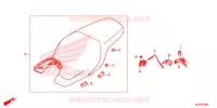 SELLE pour Honda CTX 700 DCT ABS de 2016